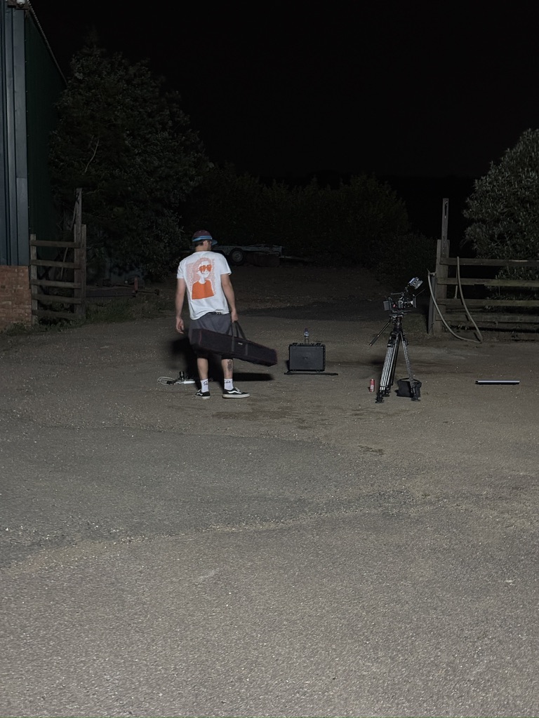 Down the Wooden Hill BTS Photo